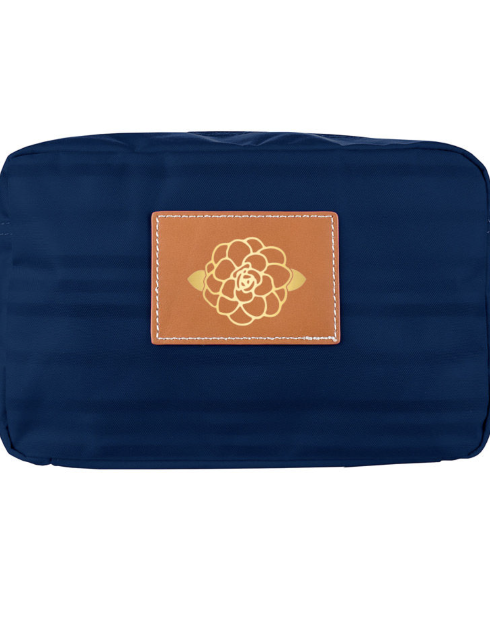 Boulevard Winnie Large Navy Pouch Gardenia