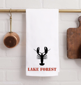 Rustic Marlin Tea Towel Lobster Lake Forest