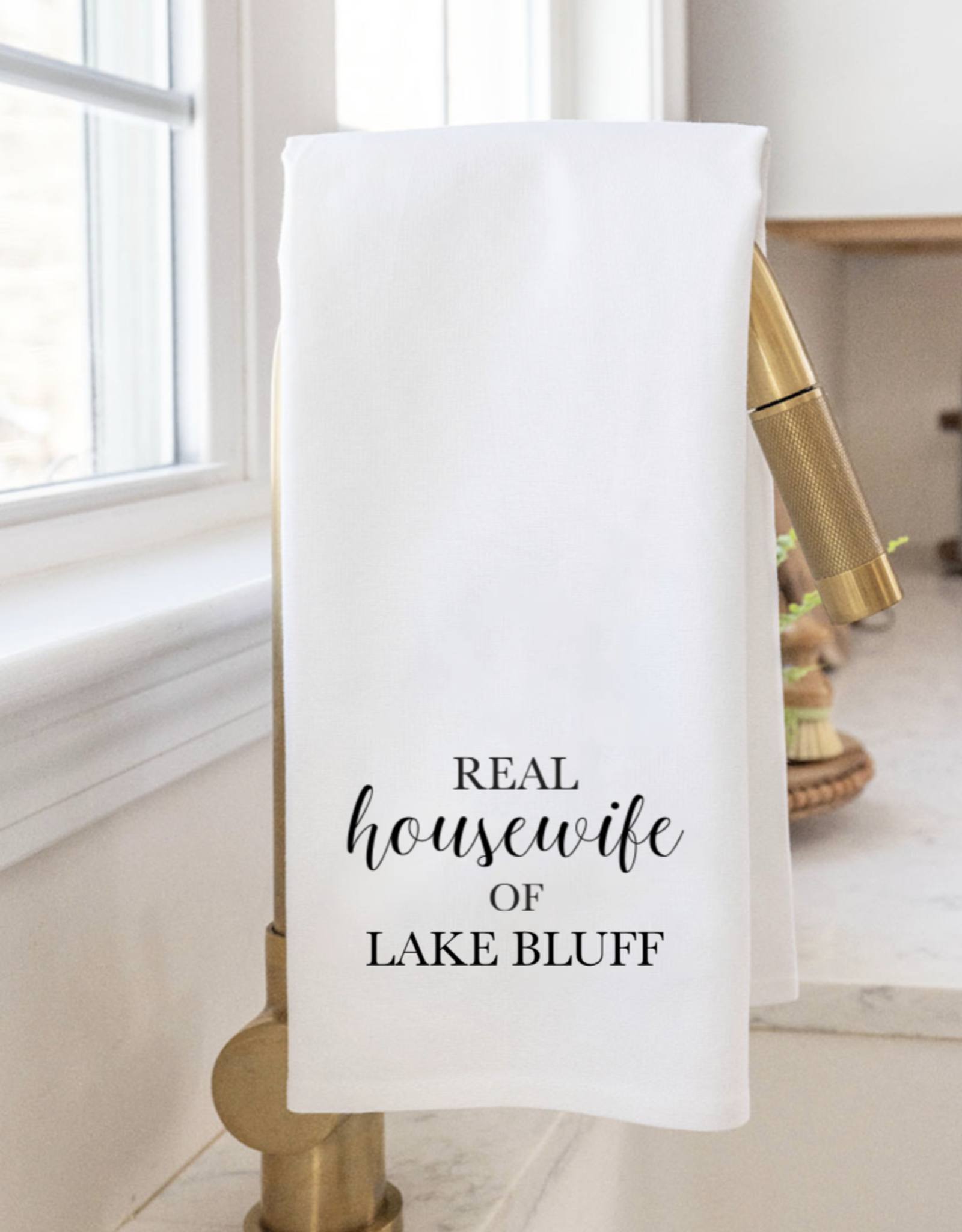 Rustic Marlin Tea Towel Real Housewife of Lake Bluff