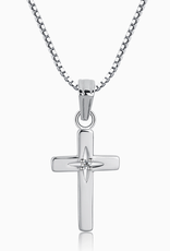 Cherished Moments TCN Cross Diamond Necklace