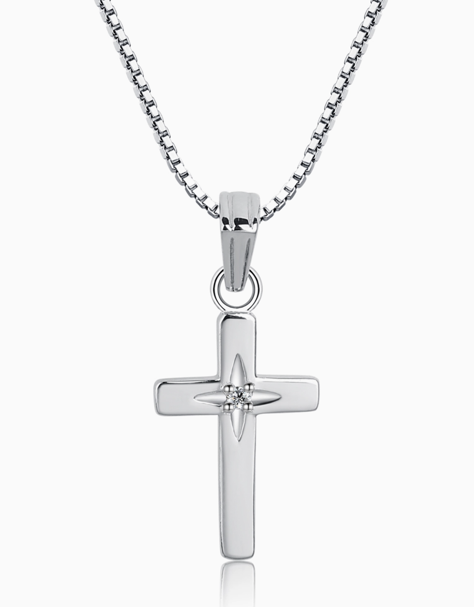 Cherished Moments TCN Cross Diamond Necklace