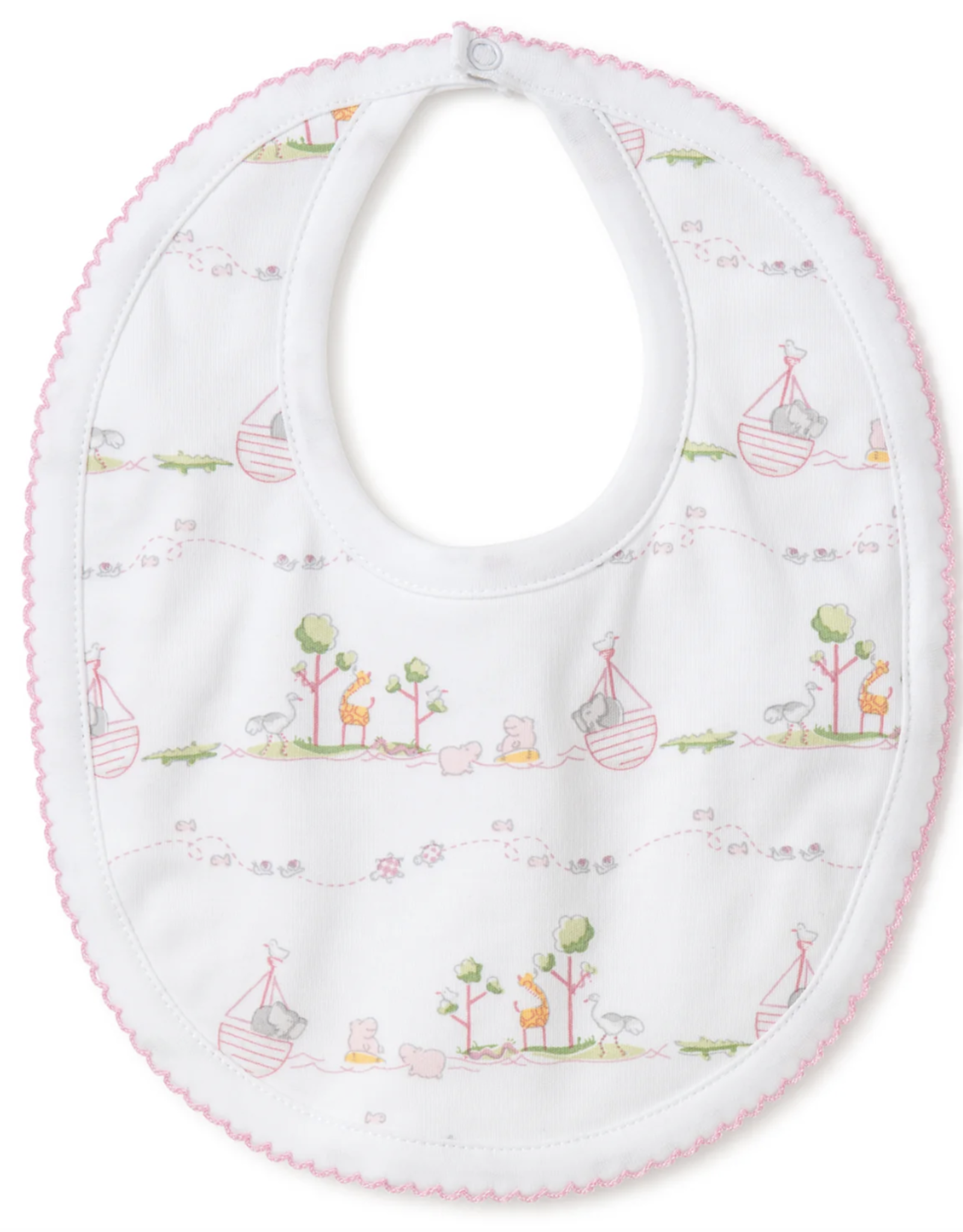 Kissy Kissy Noah's Print Bib Pink