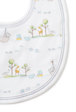 Kissy Kissy Noah's Print Bib Blue