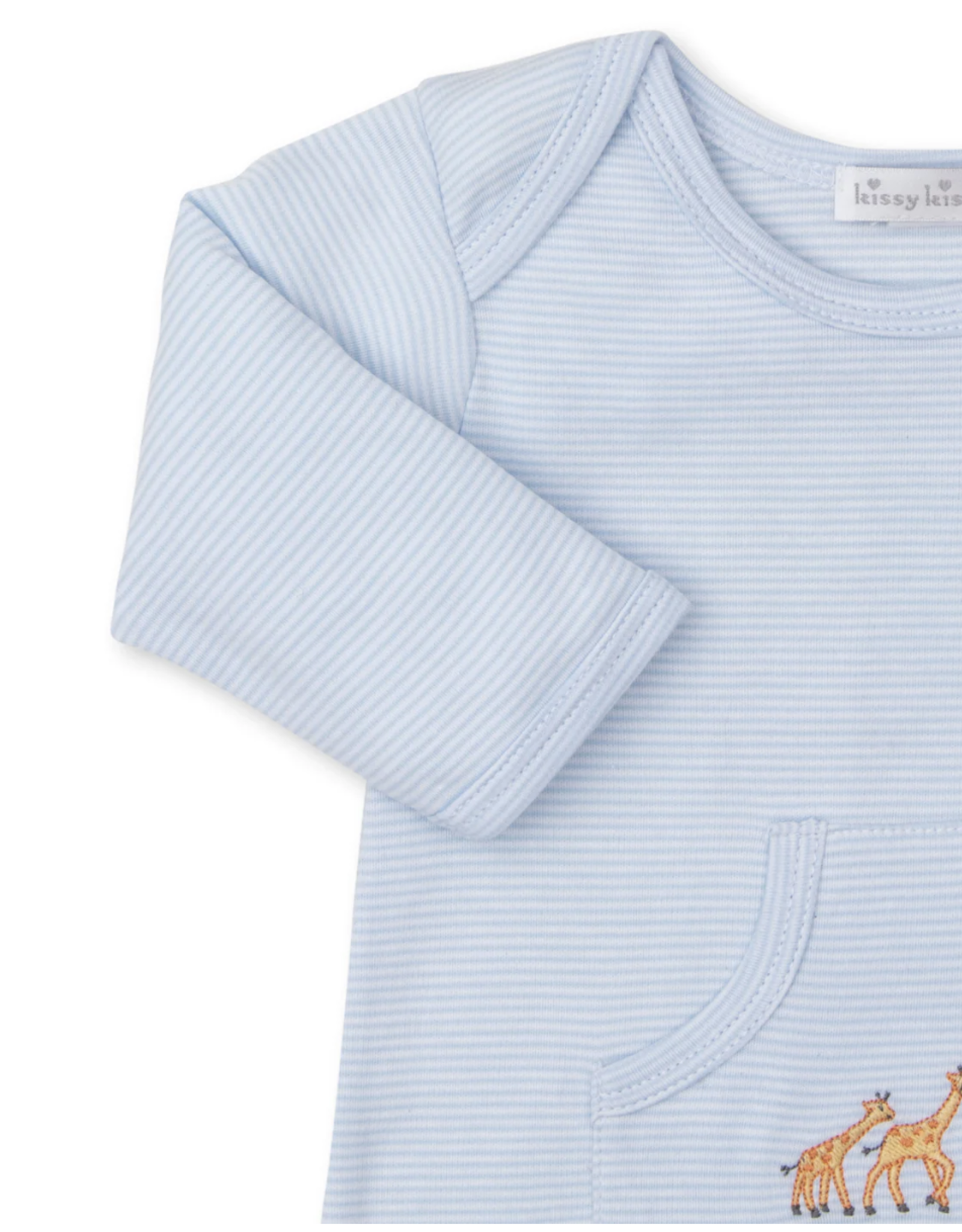 Kissy Kissy Playsuit Jungle Oasis Blue Stripes