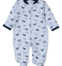 Kissy Kissy Footie w/zip Sky-High Planes