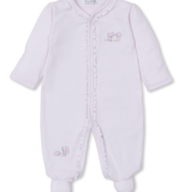 Kissy Kissy Footie Forest Fun Pink Stripe