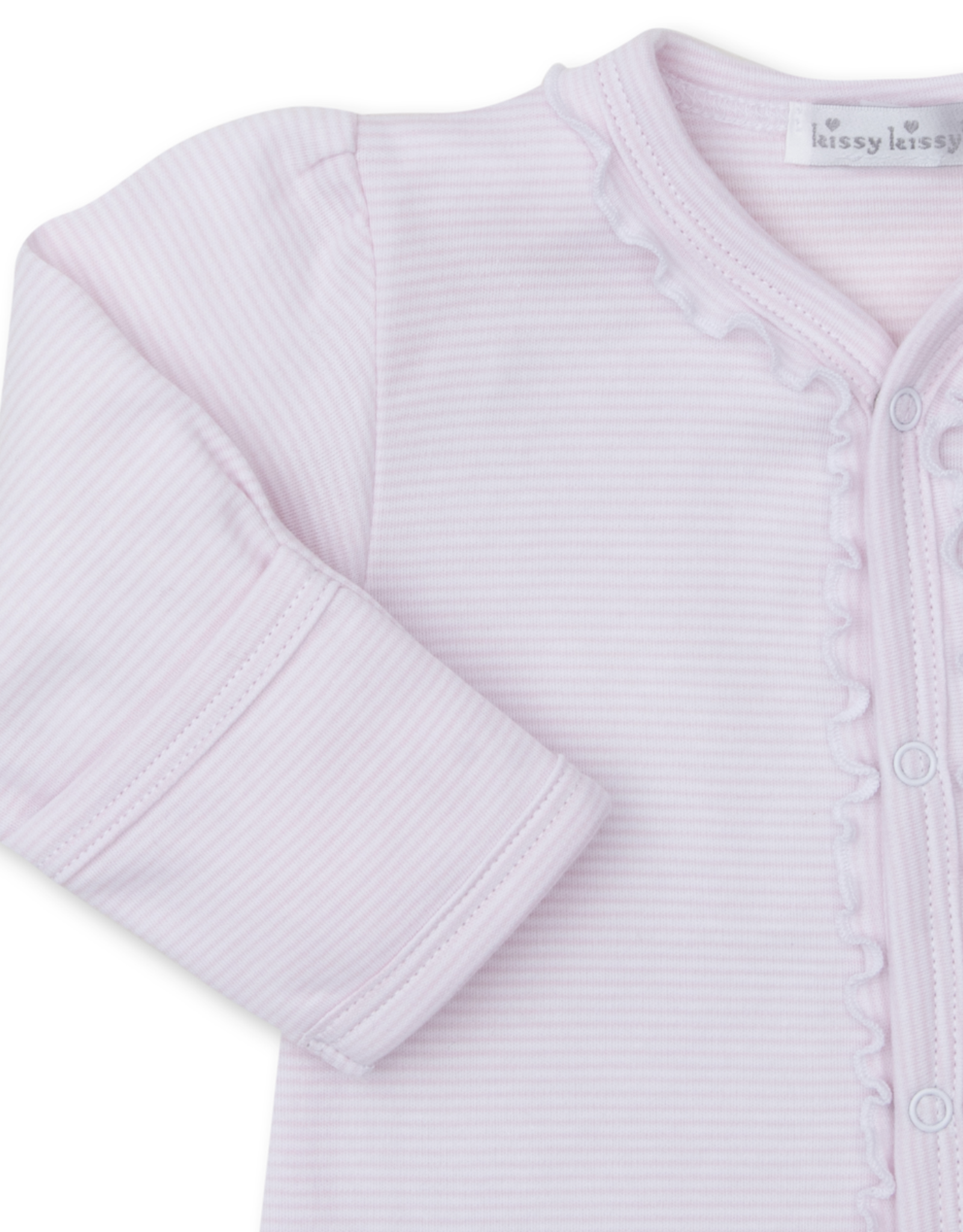 Kissy Kissy Footie Forest Fun Pink Stripe