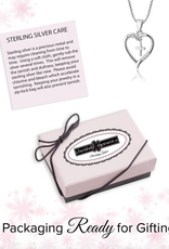Cherished Moments Sterling Cross Heart Necklace