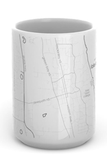 Well Told Lake Forest Map Ceramic Mug