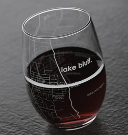 Well Told Stemless Wine Glass Lake Bluff