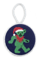 Smather's & Branson Christmas Ornament Dancing Bear Needlepoint