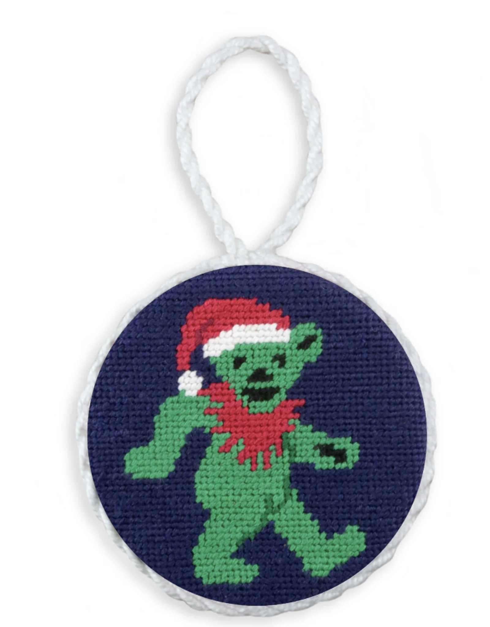 Smather's & Branson Ornament Dancing Bear Needlepoint