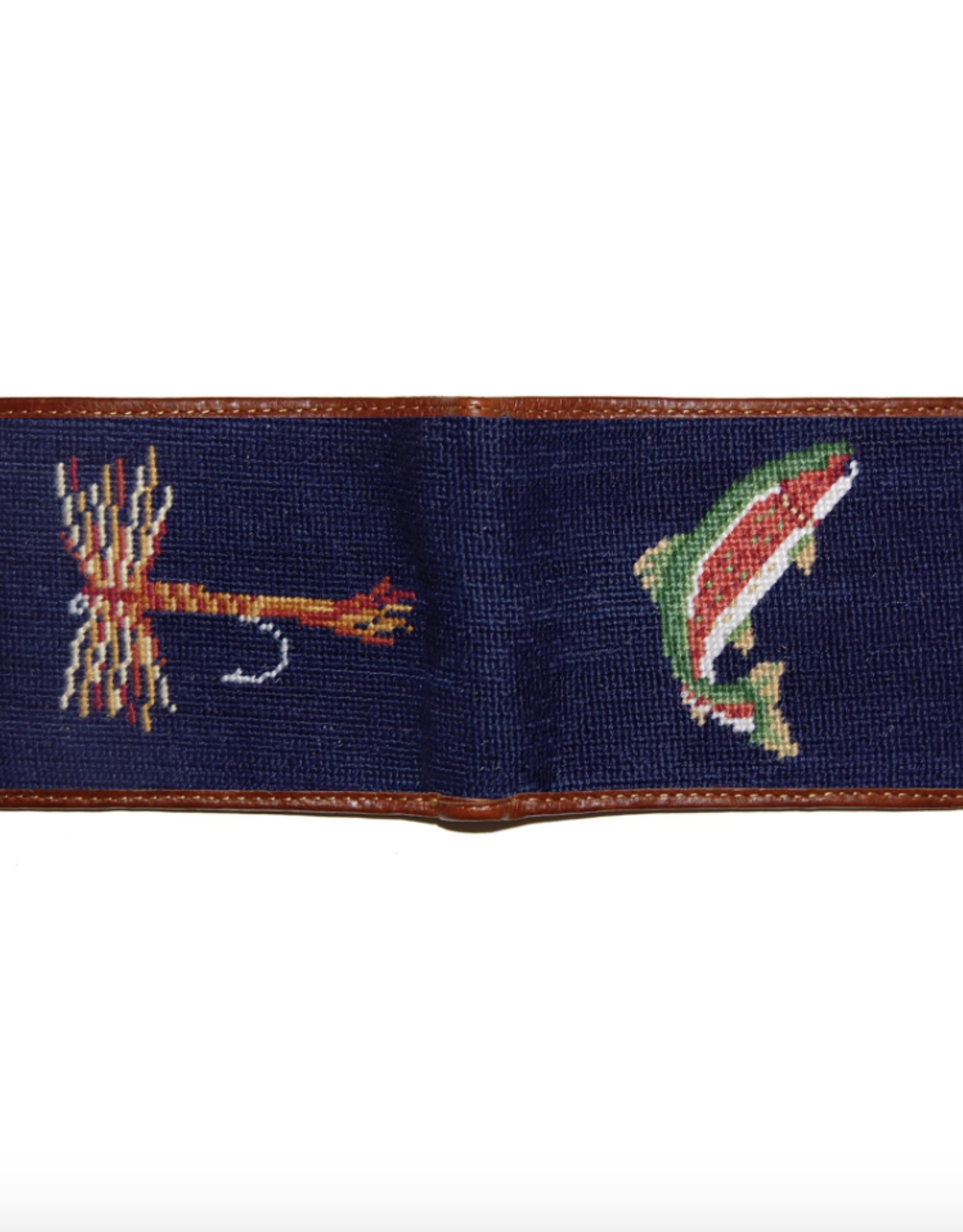 Smather's & Branson Bi-Fold Wallet Trout & Fly