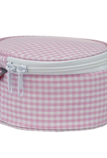 Mint Button Bag Pink Gingham