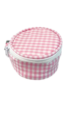 Mint Mini Button Bag Pink GIngham xx