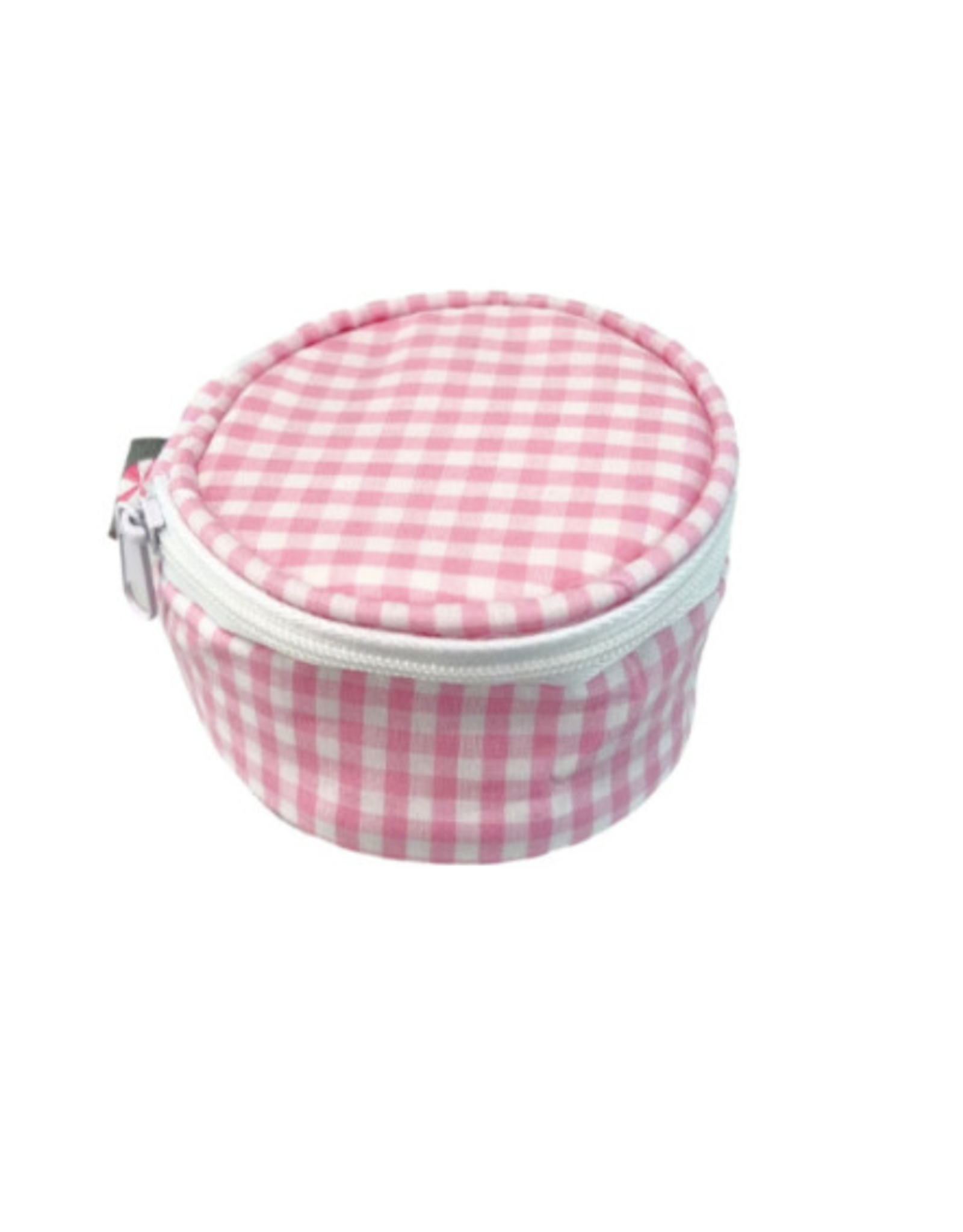 Mint Mini Button Bag Pink GIngham xx