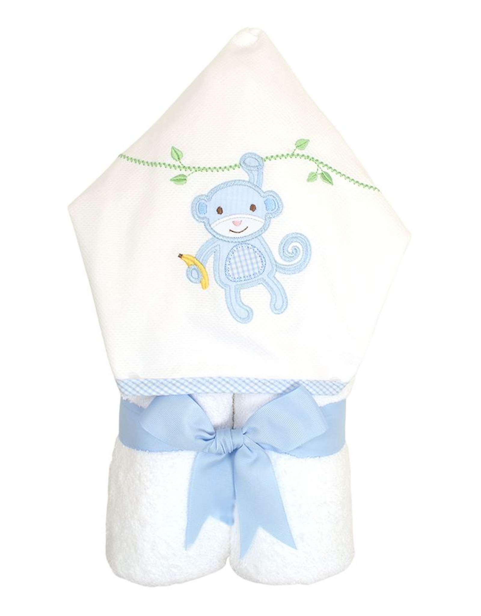 Three Marthas Everykid Towel Blue Monkey