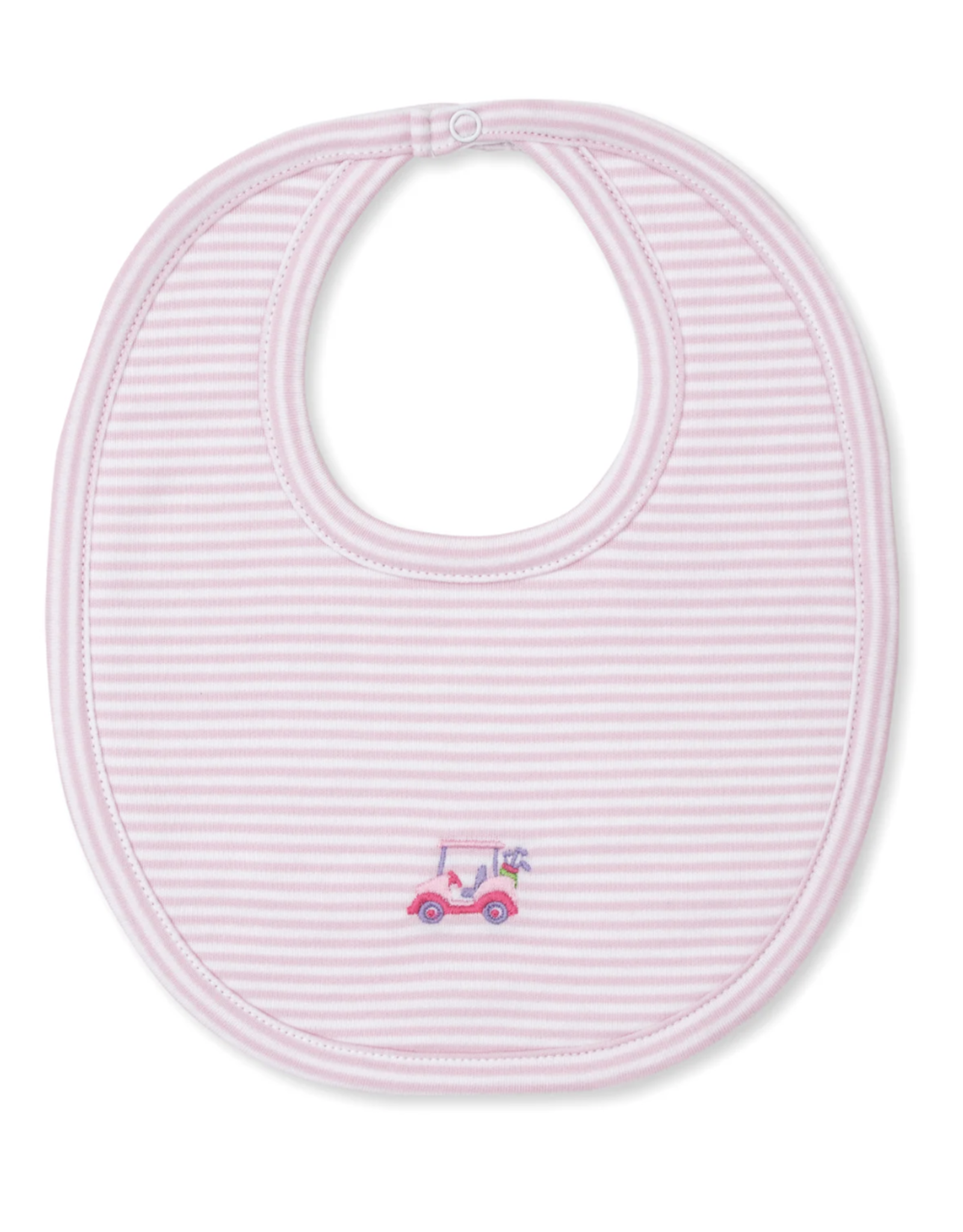 Kissy Kissy Pink Stripe Golf Bib