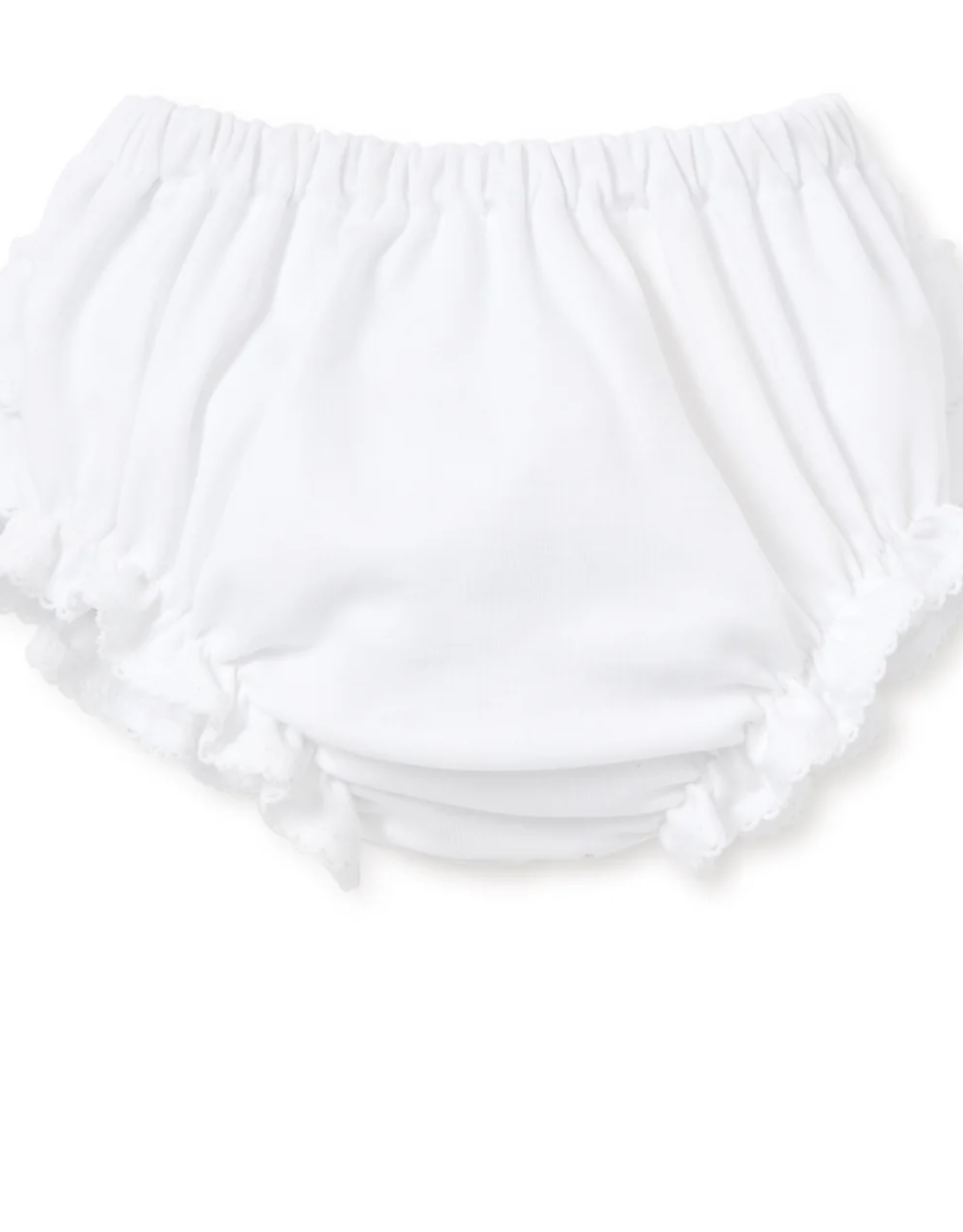 Kissy Kissy White Ruffle Diaper Cover