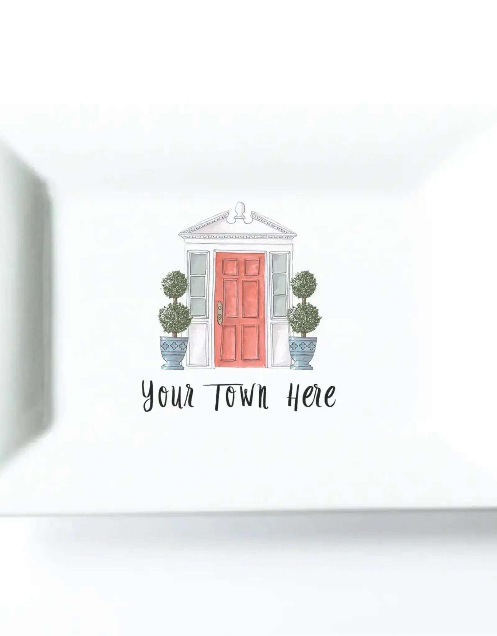 Dishique Lake Forest Red Door Mini Dish