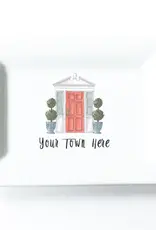 Dishique Lake Bluff Red Door Mini Dish