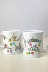 Dishique Princess Crown Shapes & Colors Plastic Mug