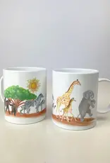 Safari Animal Counting Plastic Mug