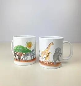 Dishique Safari Animal Counting Plastic Mug