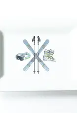 Skiing Crest Mini Dish