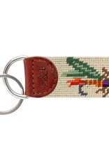 Smather's & Branson Key Fob Fishing Fly Light Khaki