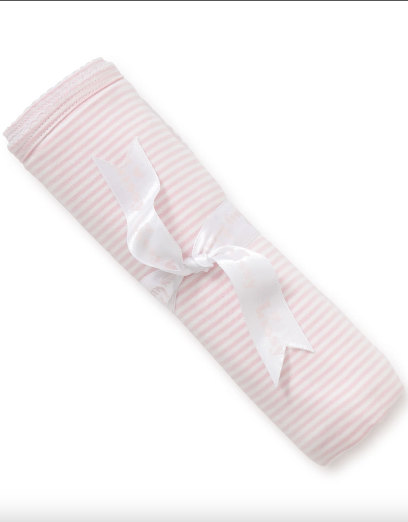 Kissy Kissy Blanket Pink Stripes