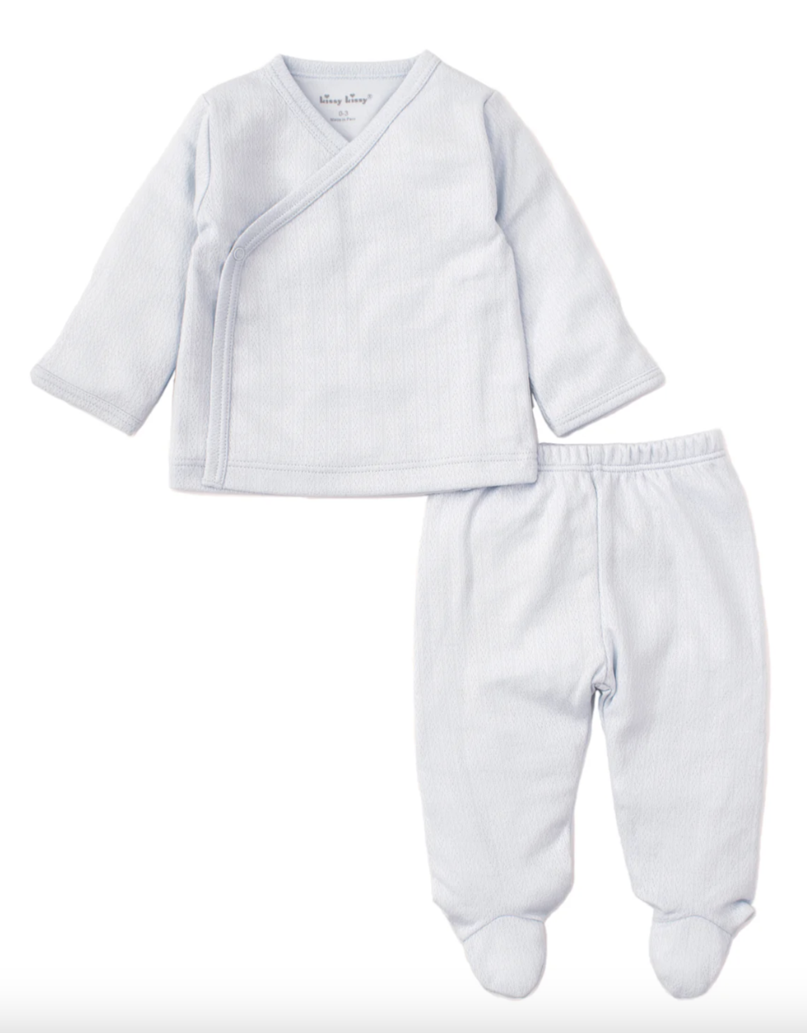 Kissy Kissy 2-pc Set Pointelle Blue