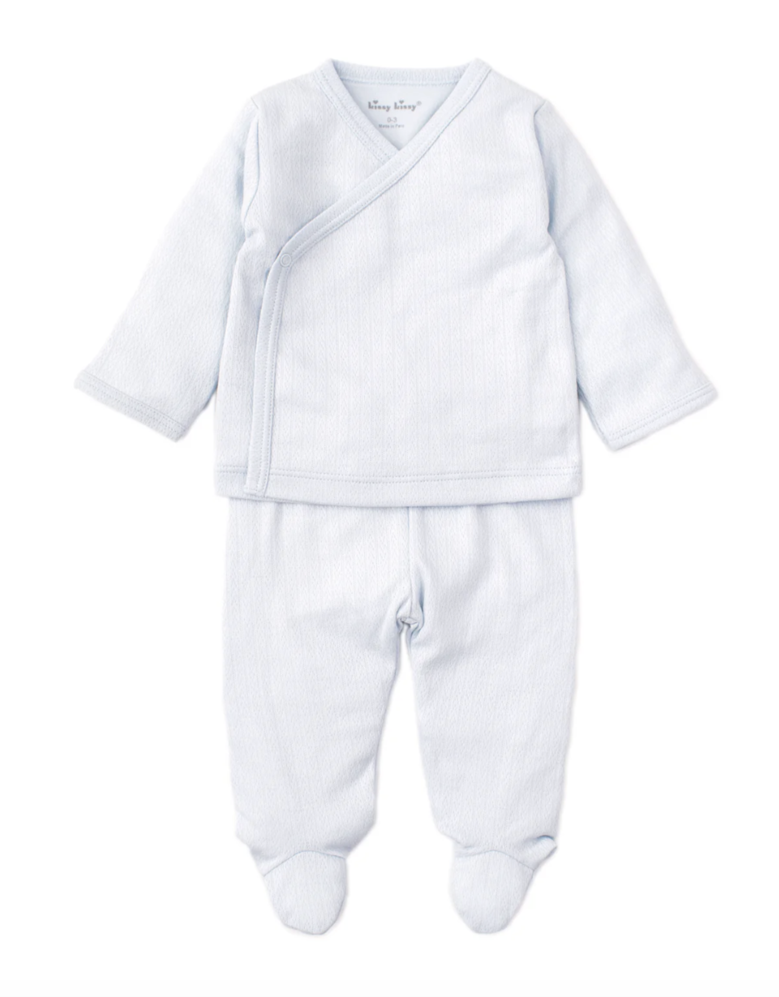 Kissy Kissy 2-pc Set Pointelle Blue