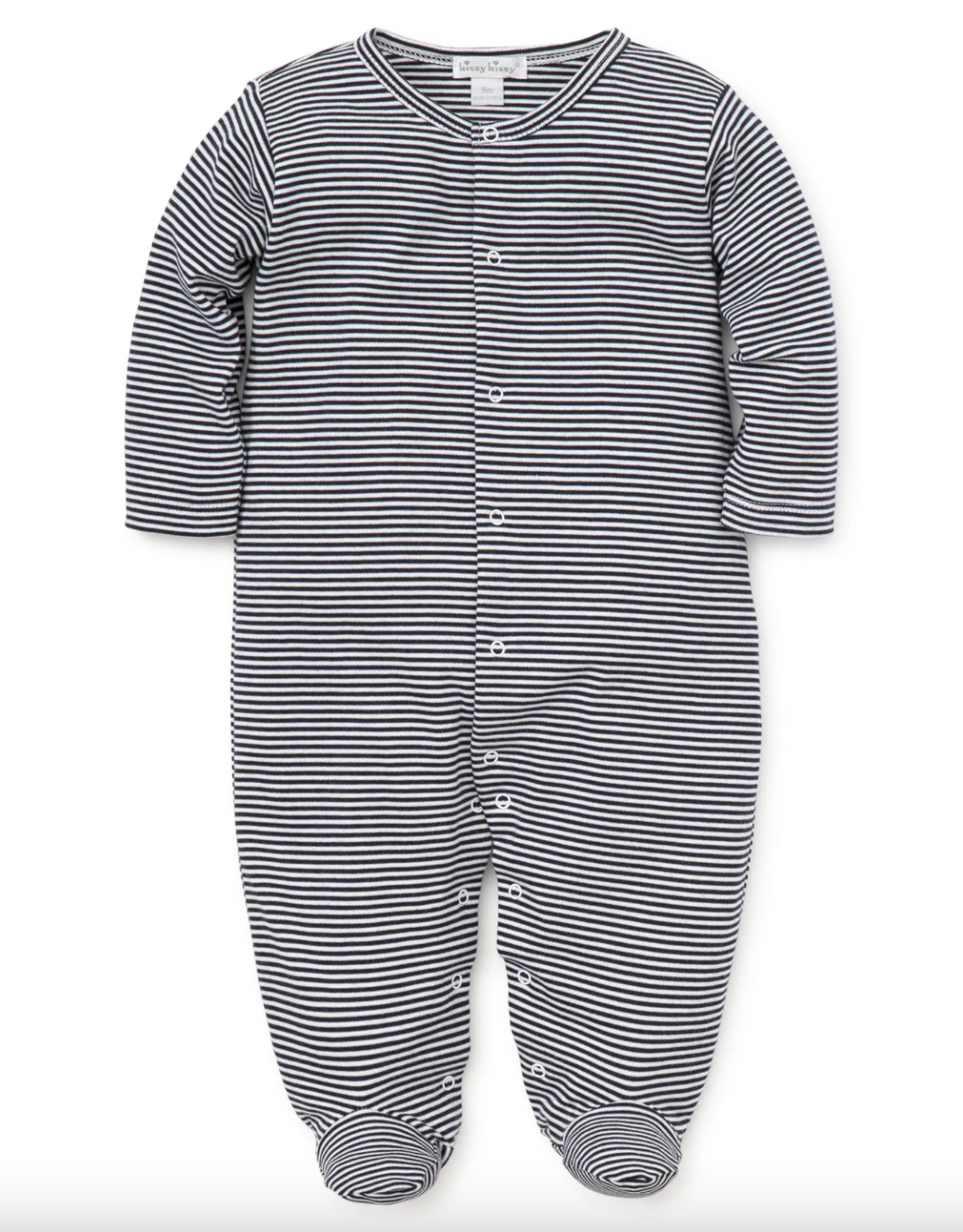 Kissy Kissy Footie Navy Stripe xx
