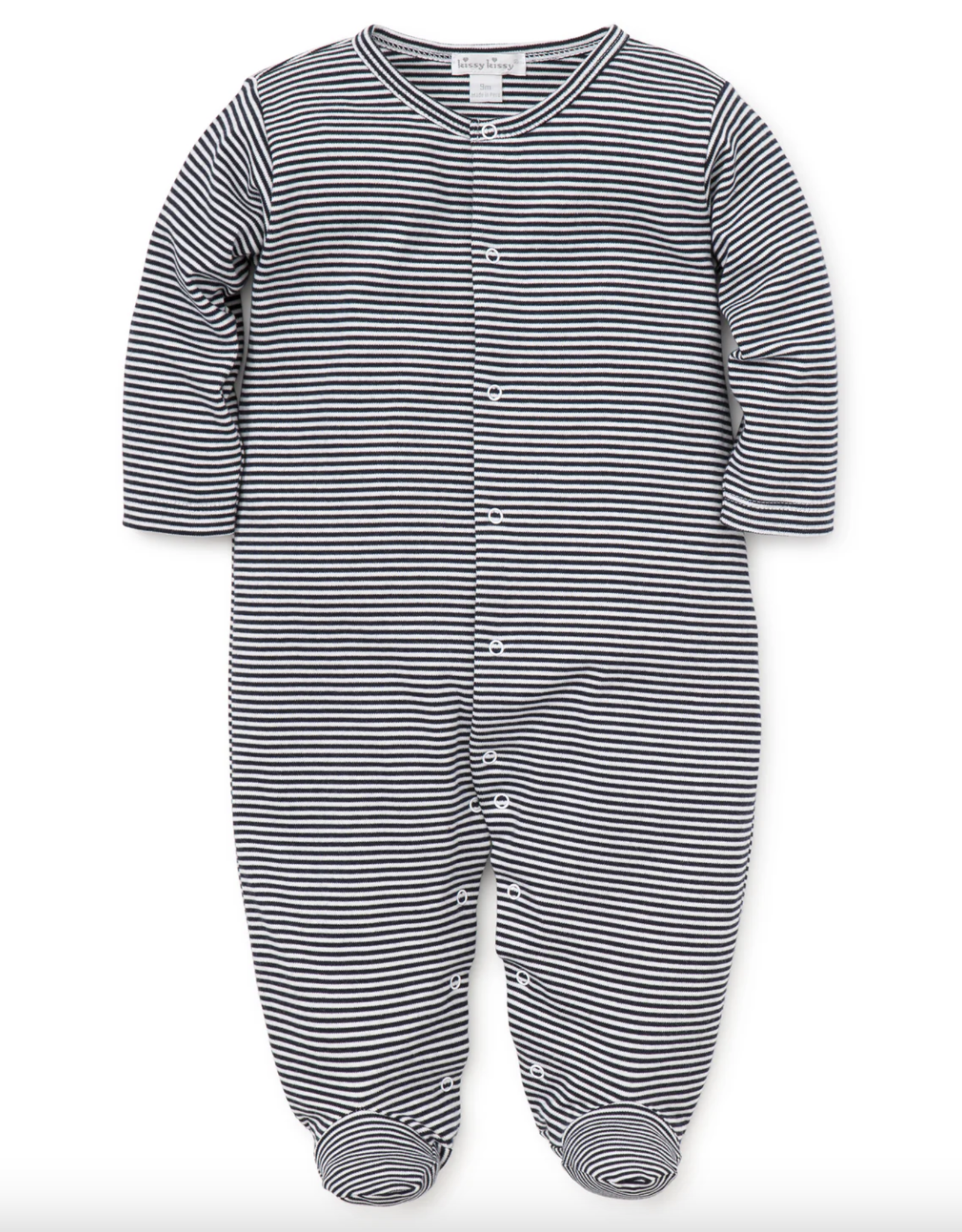 Kissy Kissy Footie Navy Stripe xx