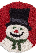 Chandler Four Corners Top Hat Snowman Coaster Set/4