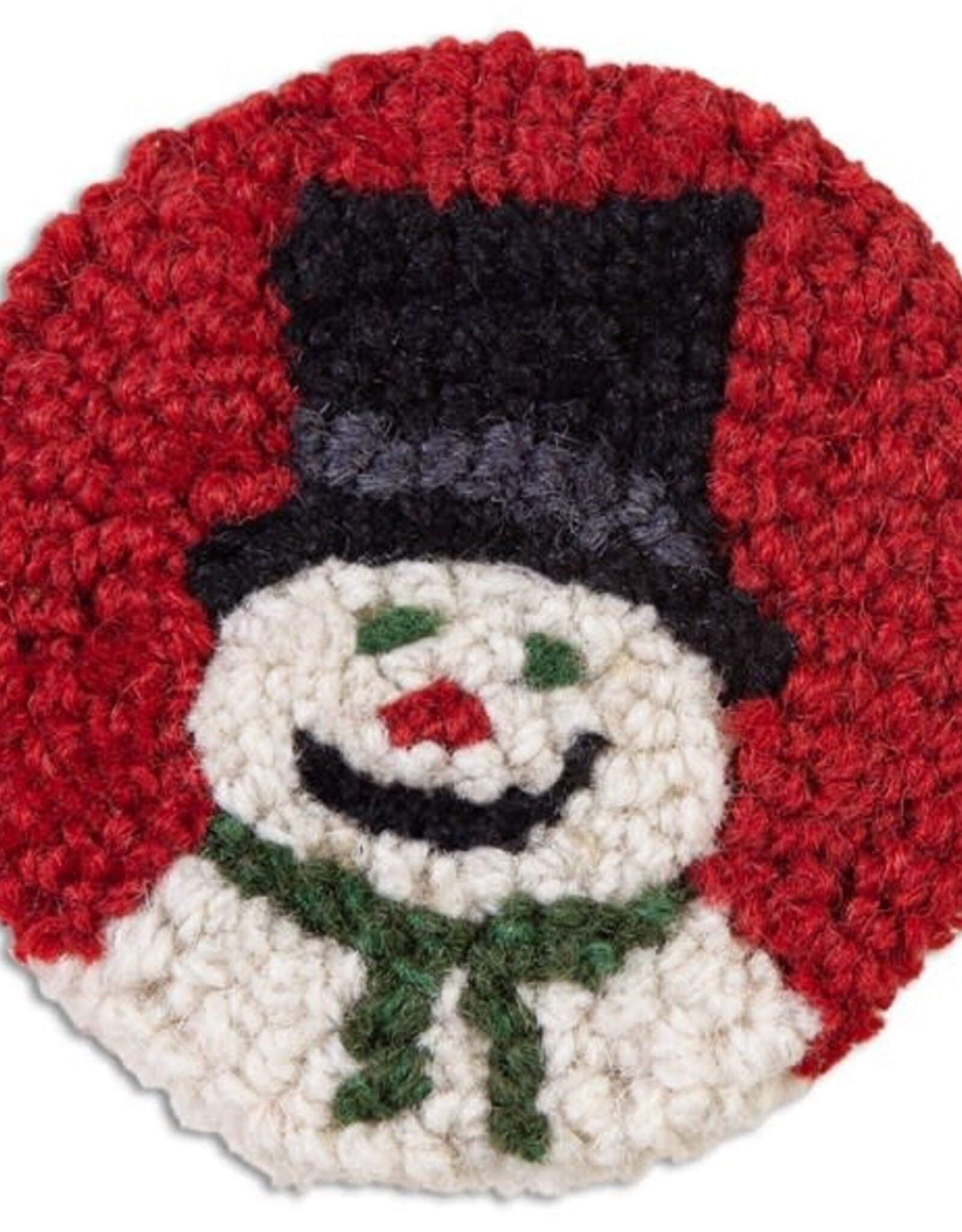 Chandler Four Corners Top Hat Snowman Coaster Set/4