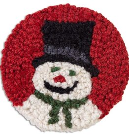 Chandler Four Corners Top Hat Snowman Coaster Set/4