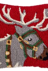 Chandler Four Corners Reindeer Pillow  14x14
