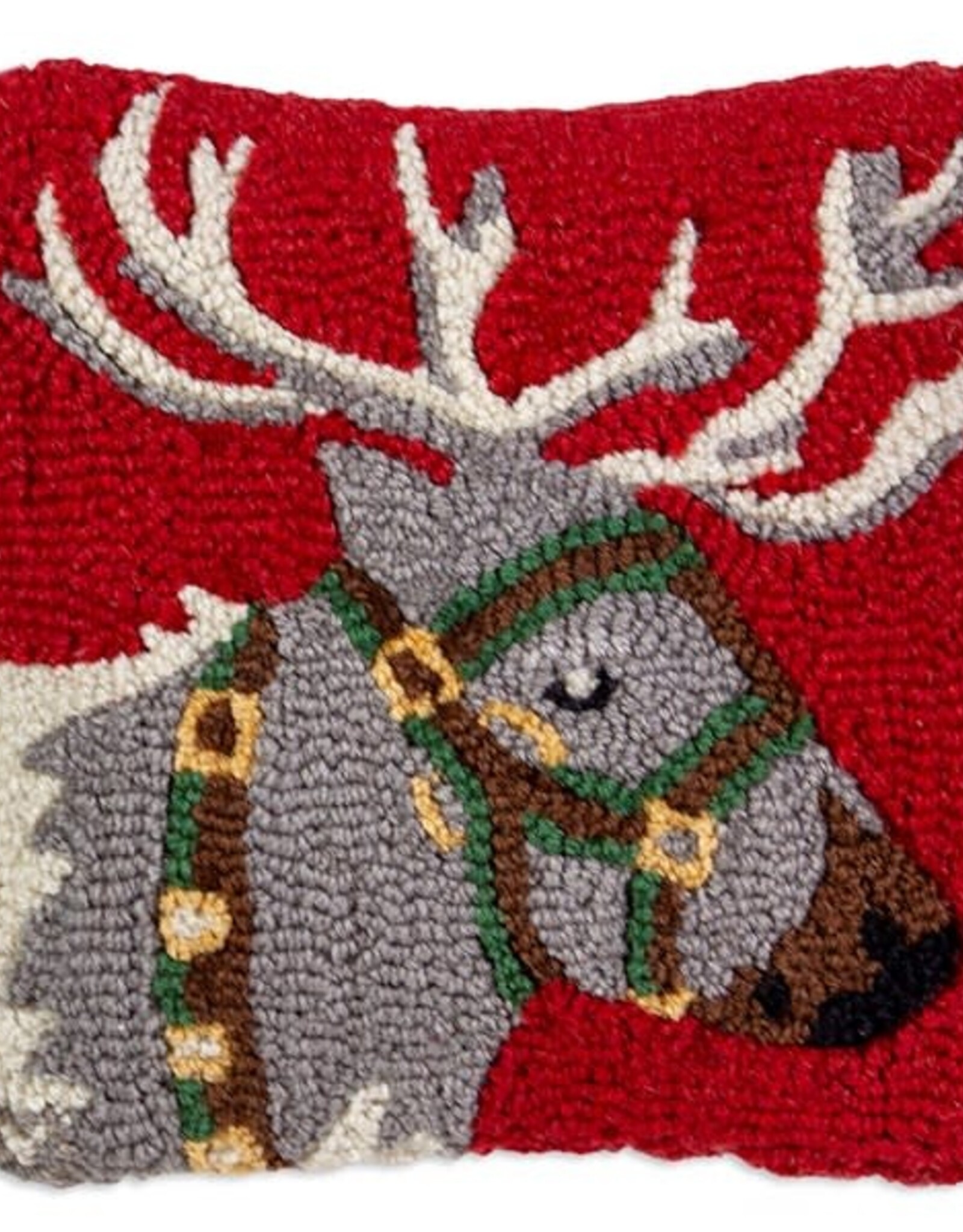 Chandler Four Corners Reindeer Pillow  14x14