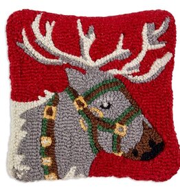 Chandler Four Corners Reindeer Pillow  14x14