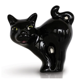 Nora Fleming Mini Black Scaredy Cat