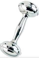 Salisbuy Pewter Pewter Dumbell Rattle