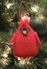 Melange Red Cardinal Ornament