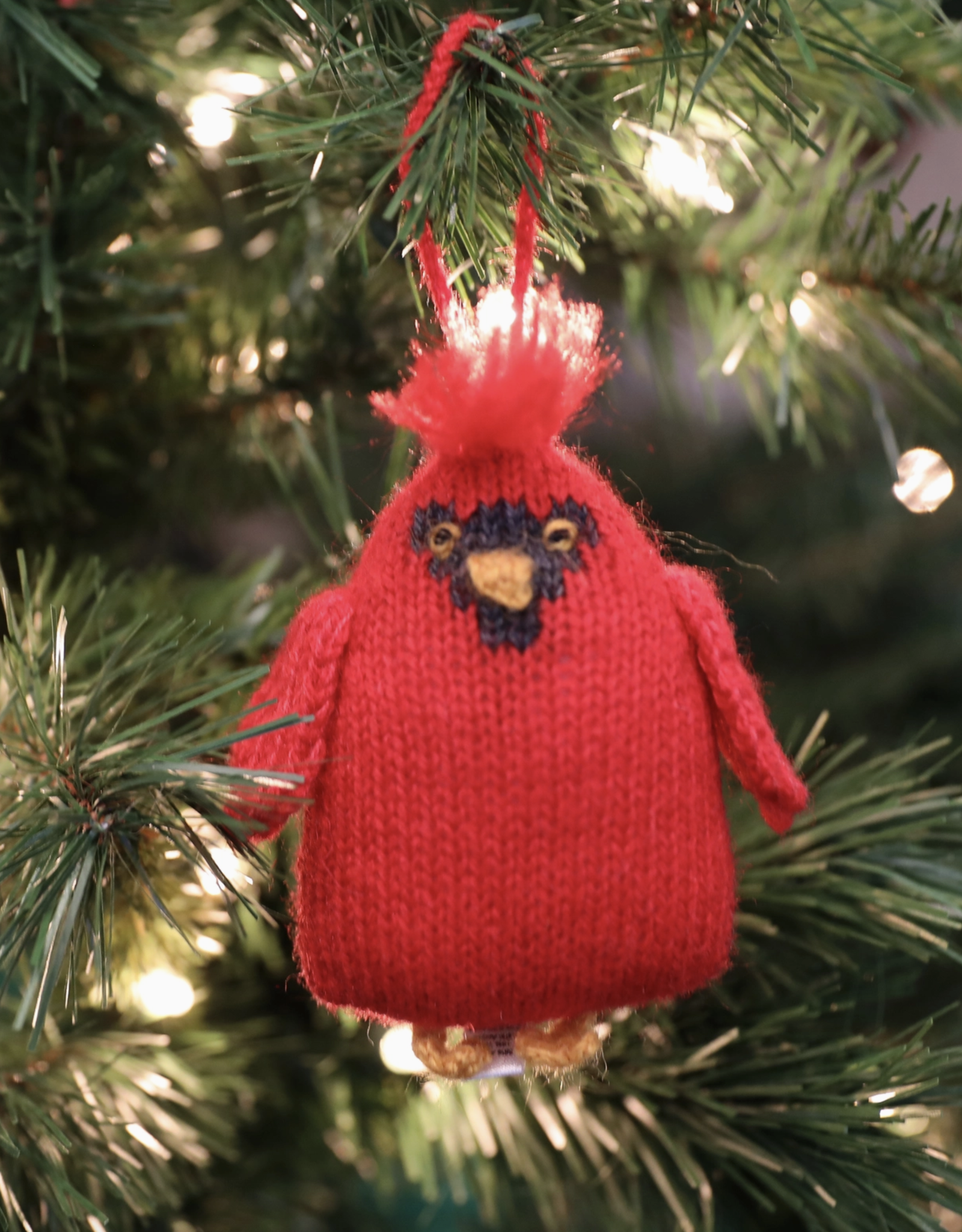 Melange Red Cardinal Ornament
