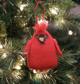 Melange Red Cardinal Ornament