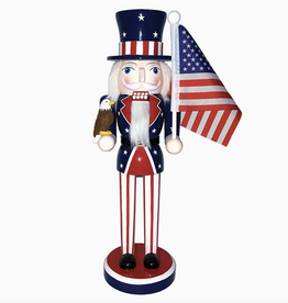Santa's Workshop Stars & Stripes 14" Nutcracker