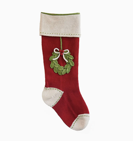 Melange Wreath Stocking