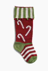 Melange Candy Cane Stocking