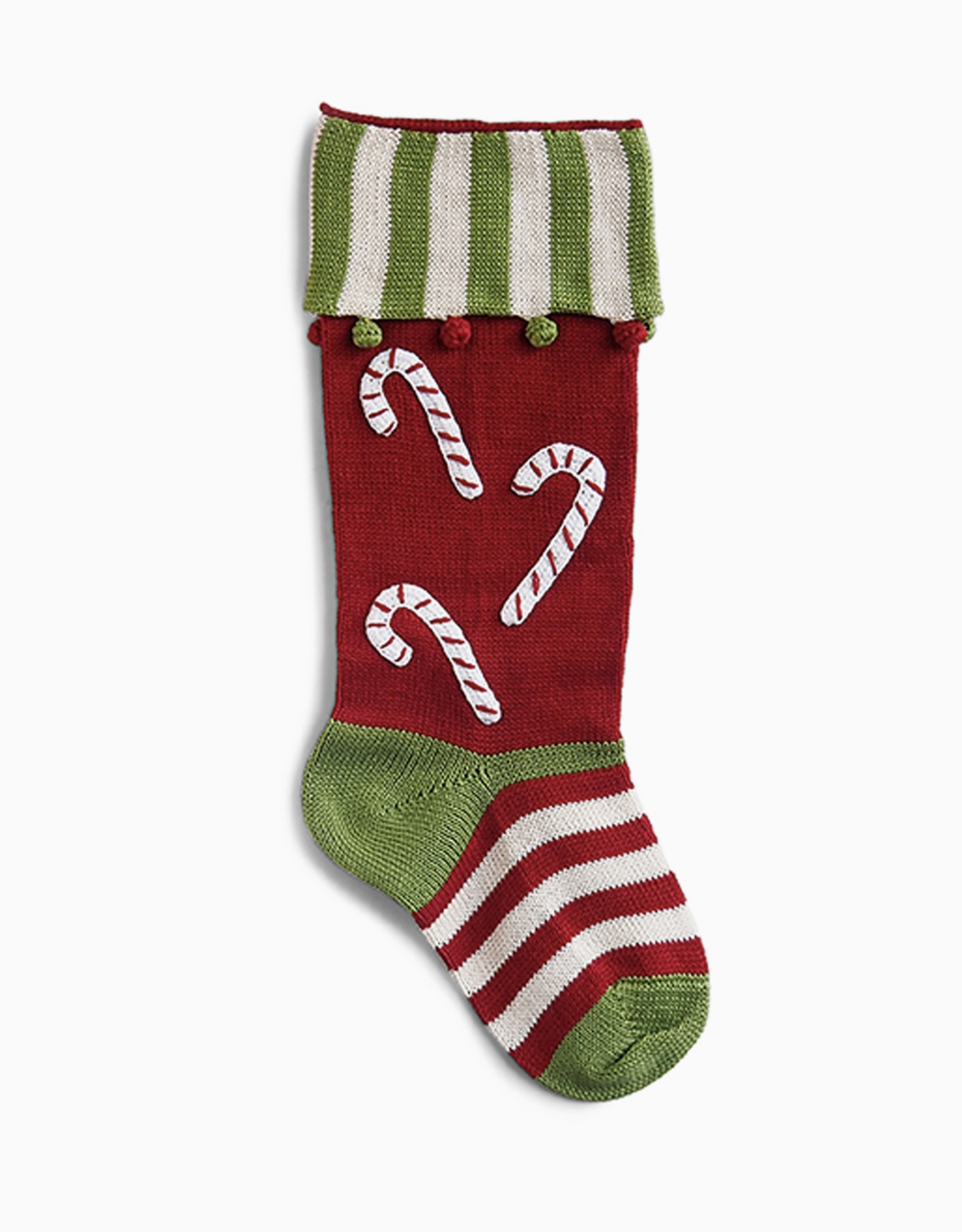Melange Candy Cane Stocking